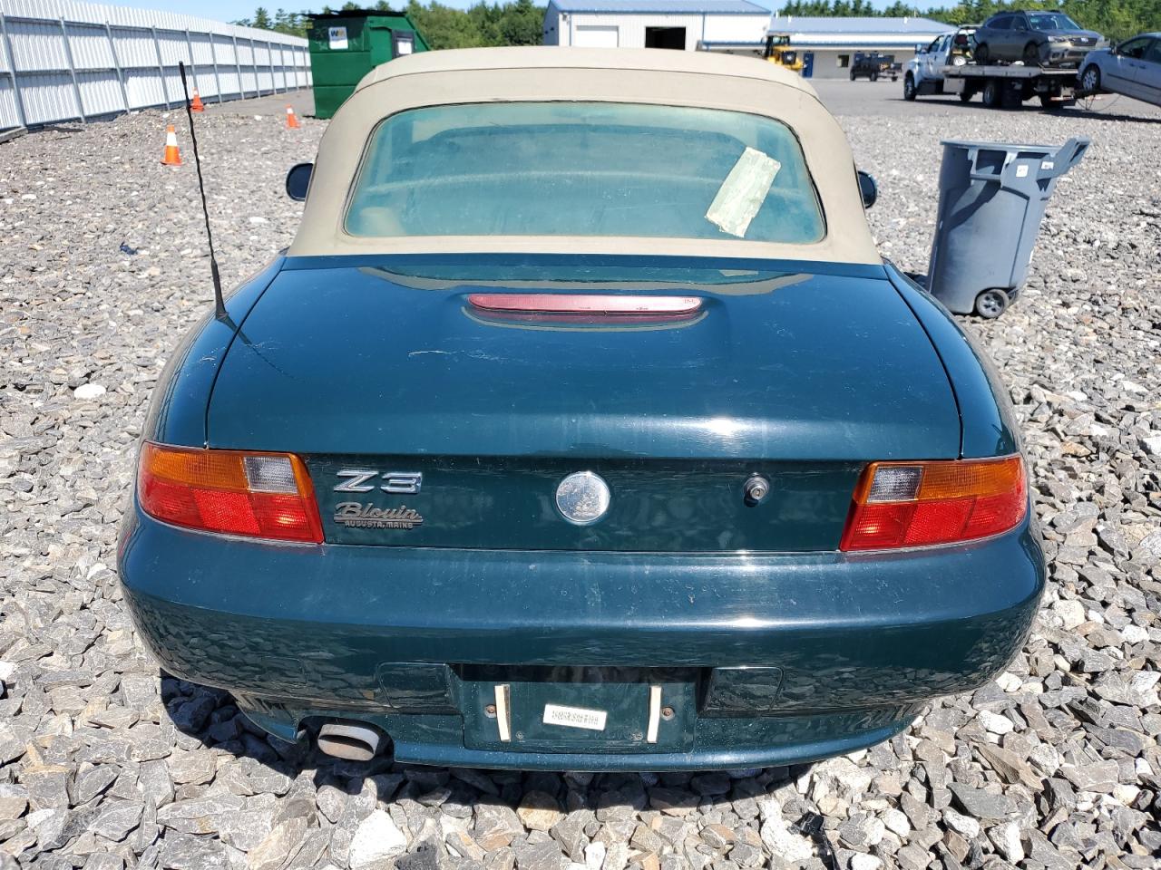 1997 BMW Z3 1.9 VIN: 4USCH7326VLE03902 Lot: 69795884