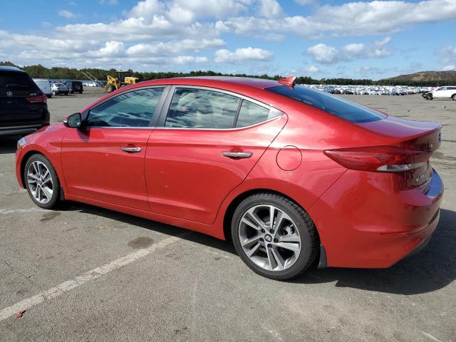 Sedans HYUNDAI ELANTRA 2017 Czerwony