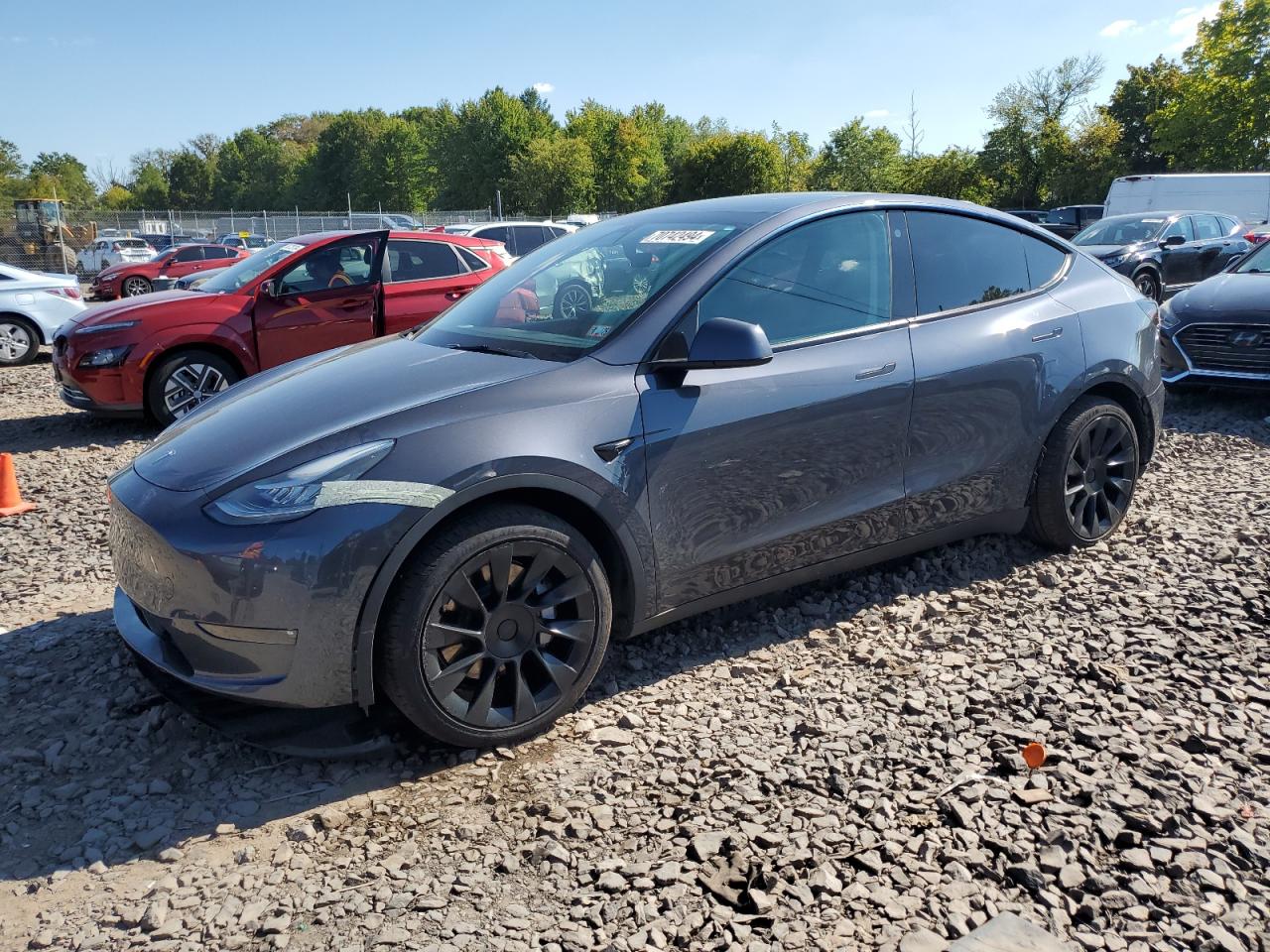 5YJYGDEE0MF243468 2021 TESLA MODEL Y - Image 1