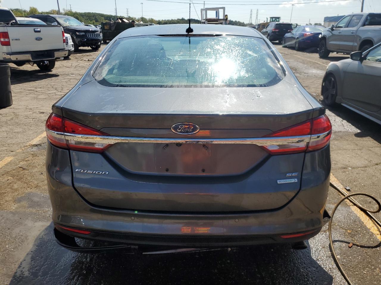 2017 Ford Fusion Se VIN: 3FA6P0HD5HR341487 Lot: 71803454