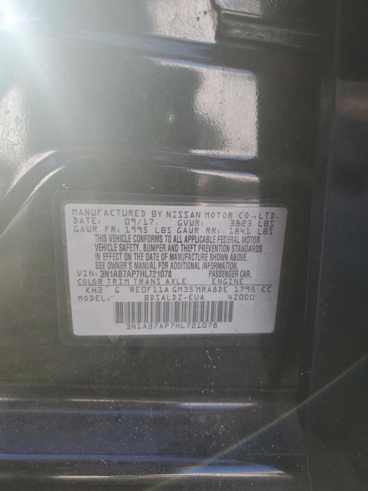 3N1AB7AP7HL721078 2017 Nissan Sentra S