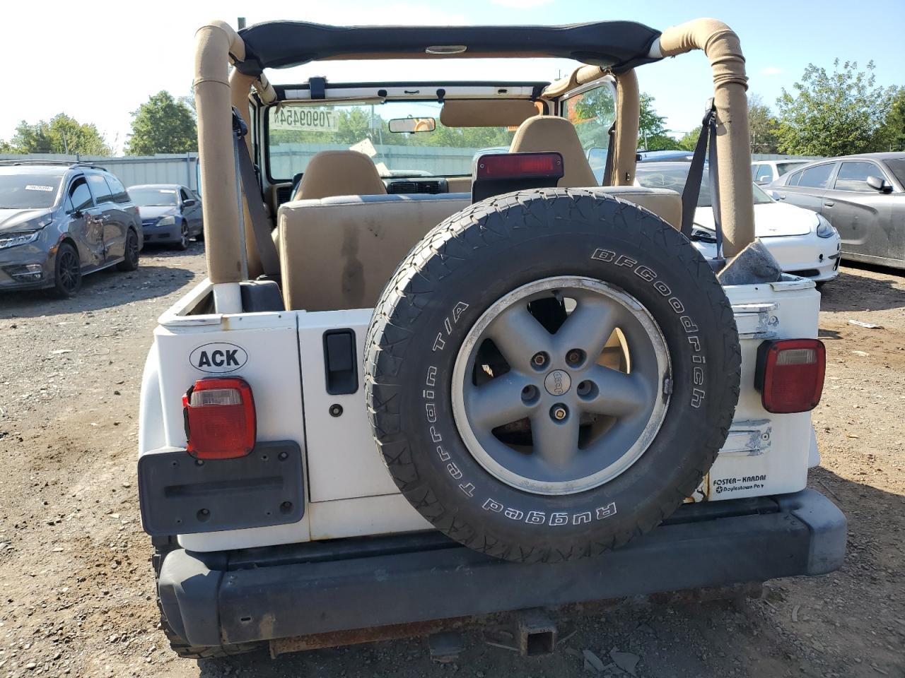 1997 Jeep Wrangler / Tj Sahara VIN: 1J4FY49SXVP476814 Lot: 70909454