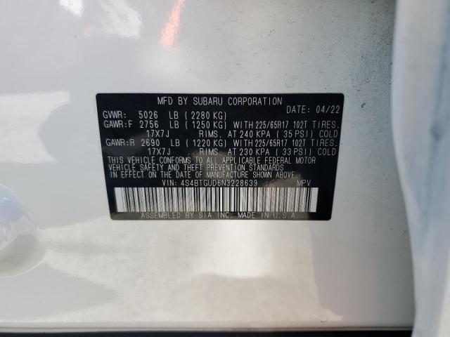 4S4BTGUD6N3228639 Subaru Outback Wi  14