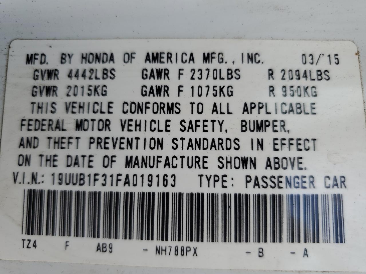 2015 Acura TLX - Image 14
