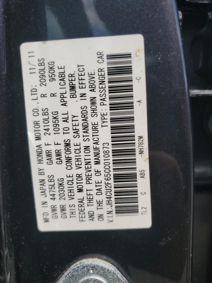 JH4CU2F65CC010873 2012 Acura Tsx Tech