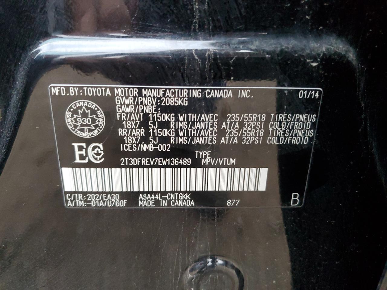 2014 Toyota RAV 4 - Image 13