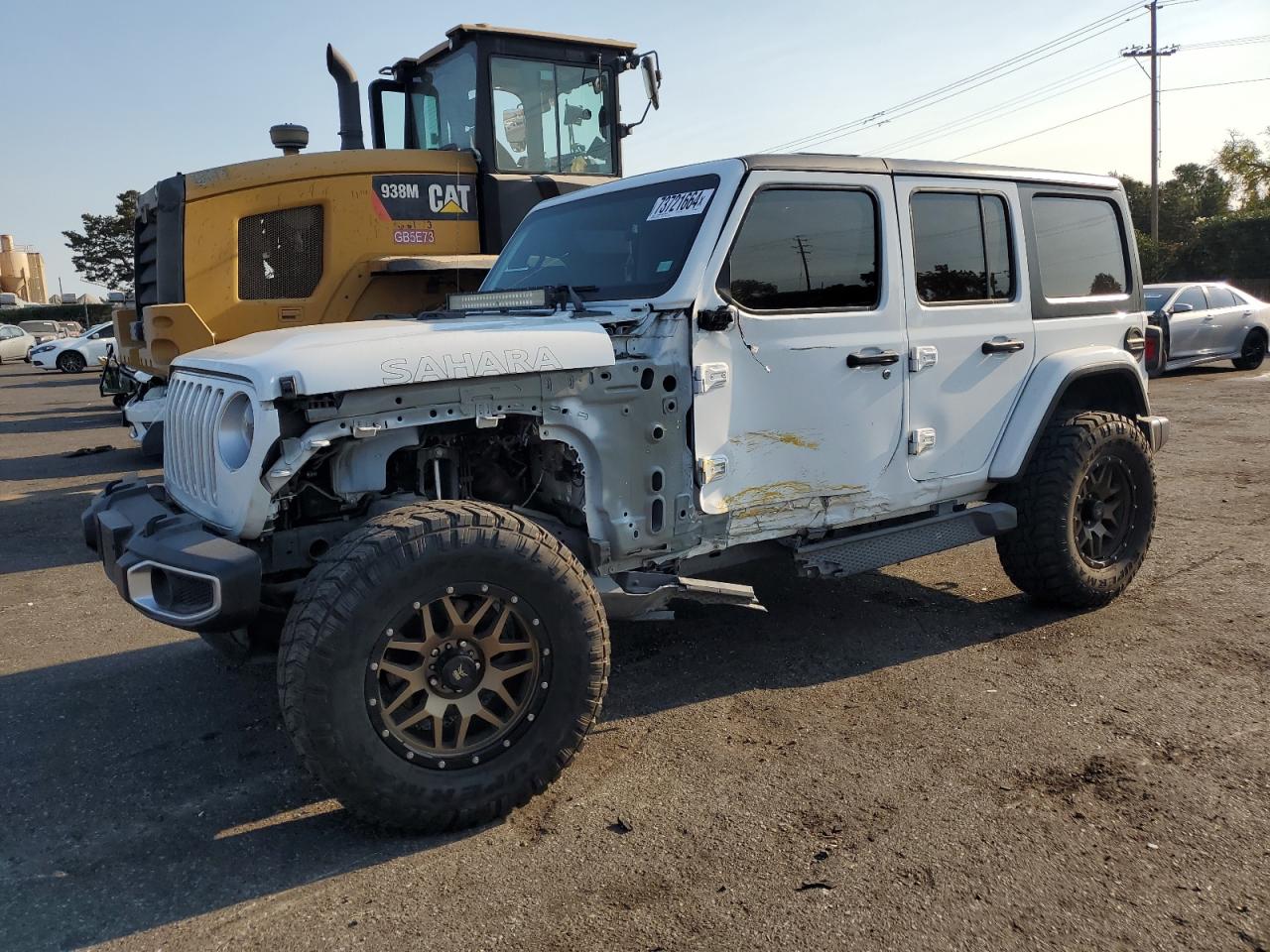 2019 Jeep Wrangler Unlimited Sahara VIN: 1C4HJXEG2KW528525 Lot: 73721664