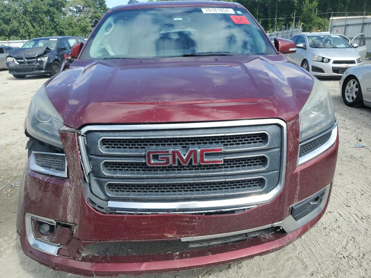 2015 GMC Acadia Slt-1 VIN: 1GKKRRKD0FJ160969 Lot: 70181854