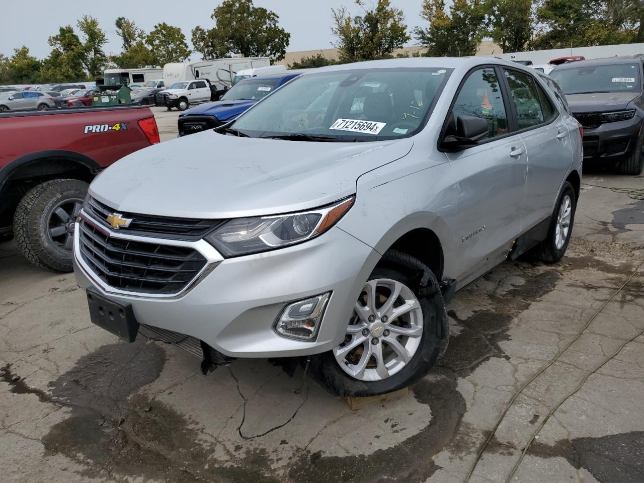 2020 Chevrolet Equinox Ls VIN: 3GNAXHEVXLS722812 Lot: 71215694