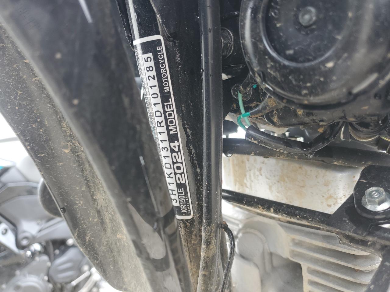 2024 Honda Xr150L E VIN: 3H1KD1311RD101285 Lot: 71121624