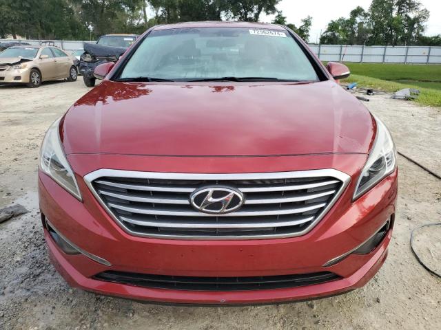  HYUNDAI SONATA 2015 Czerwony