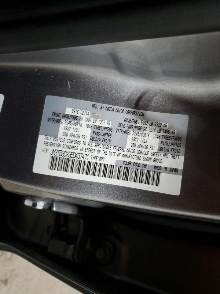 JM3TB3CA3E0437471 2014 Mazda Cx-9 Touring