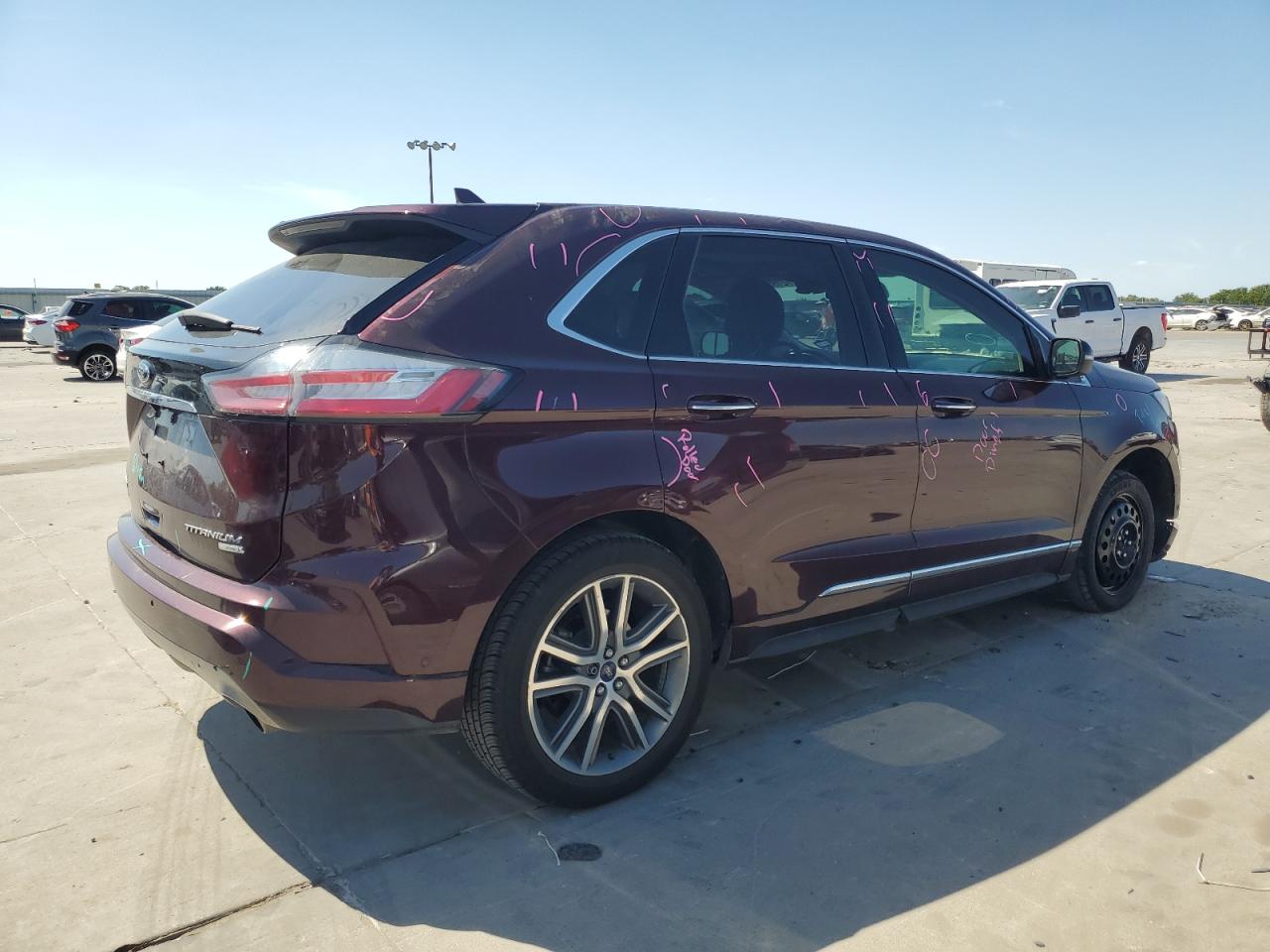 2019 Ford Edge Titanium VIN: 2FMPK3K96KBB09422 Lot: 72199464