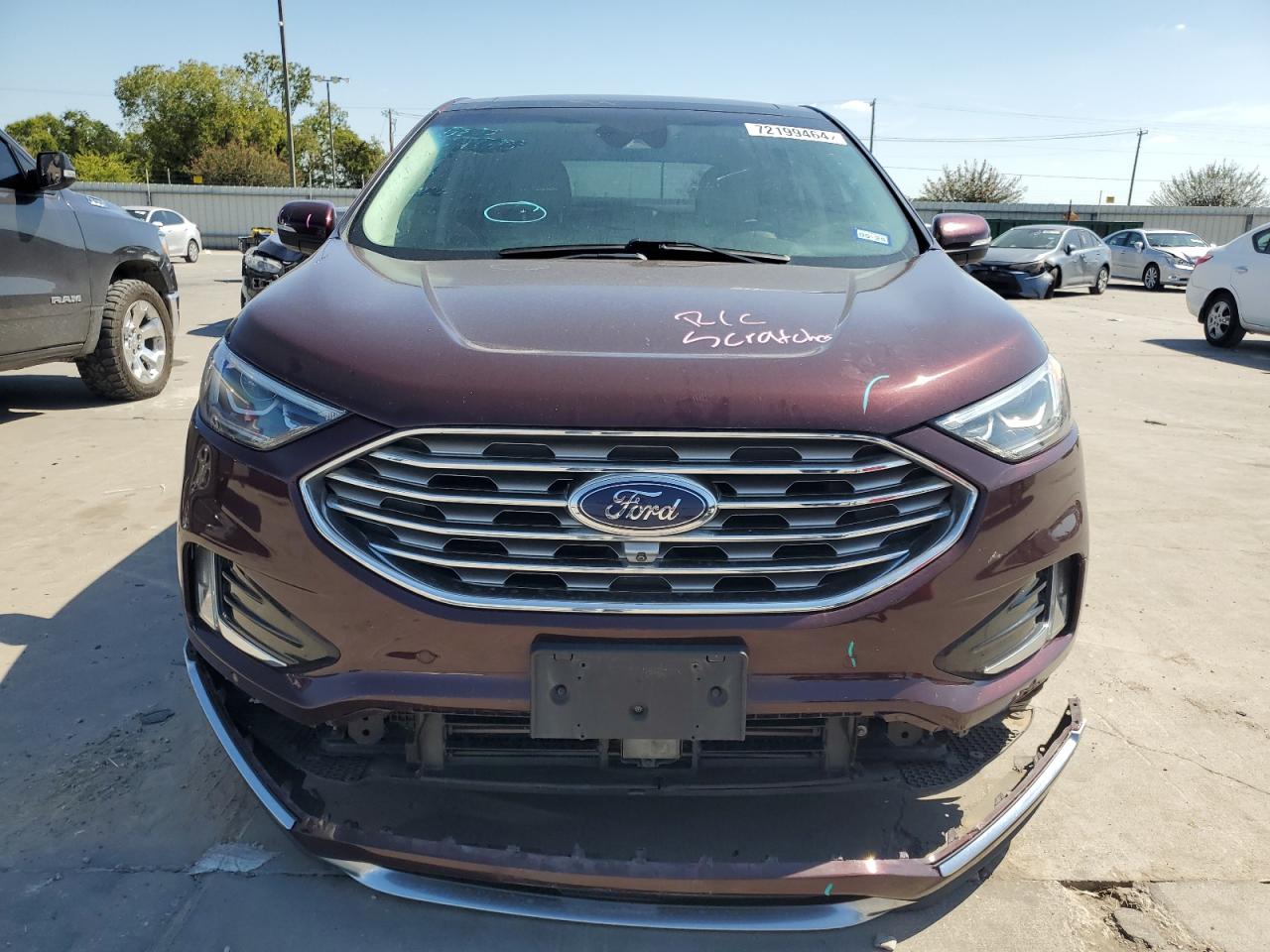 2019 Ford Edge Titanium VIN: 2FMPK3K96KBB09422 Lot: 72199464