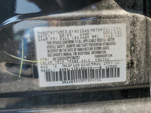 3N1AB8DV0PY324751 Nissan Sentra SR 12