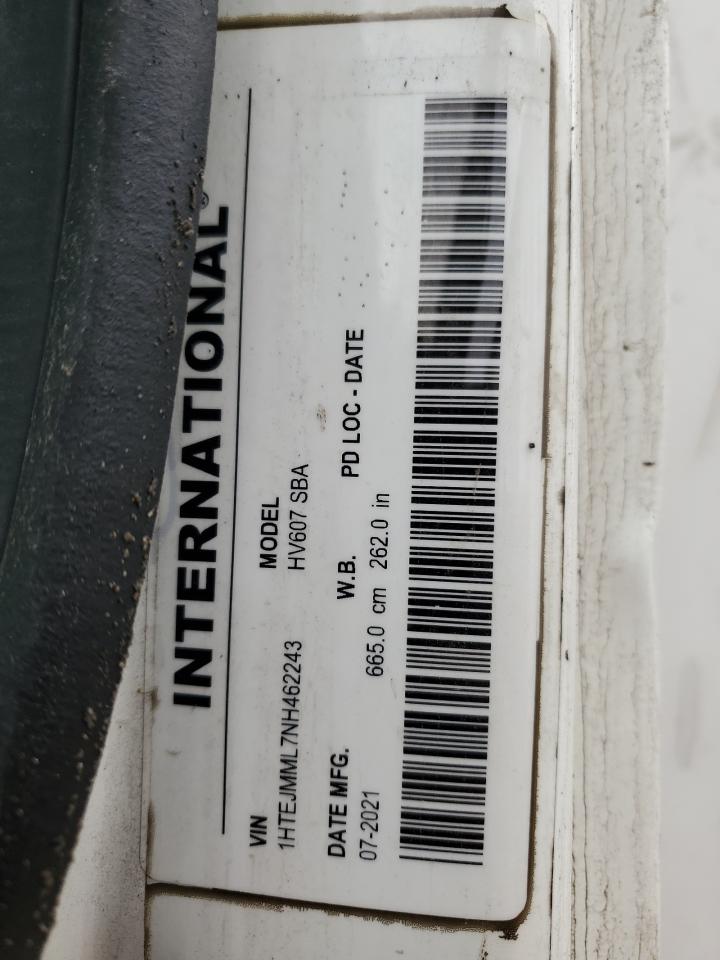 2022 International Hv607 VIN: 1HTEJMML7NH462243 Lot: 70211744