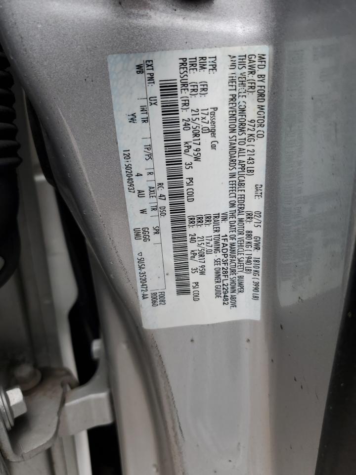 1FADP3F28FL229482 2015 FORD FOCUS - Image 12