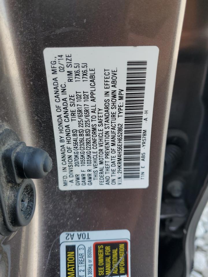 2HKRM4H56EH652862 2014 Honda Cr-V Ex