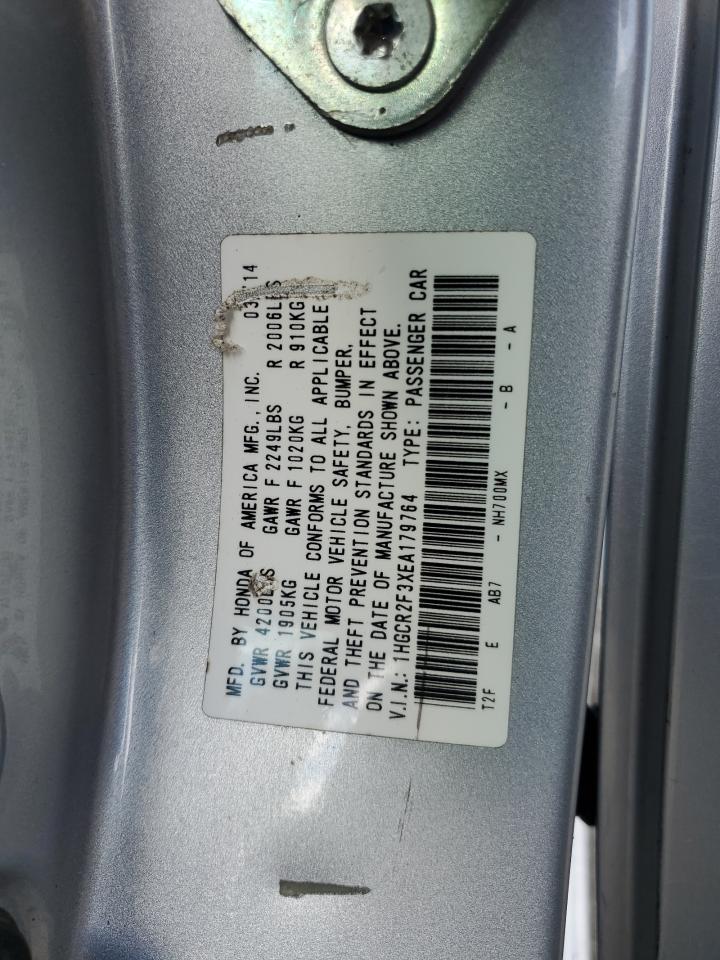 1HGCR2F3XEA179764 2014 Honda Accord Lx