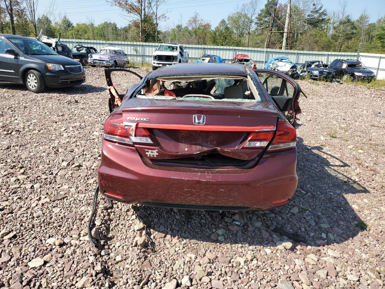 2014 Honda Civic Lx VIN: 2HGFB2F5XEH539958 Lot: 72127514