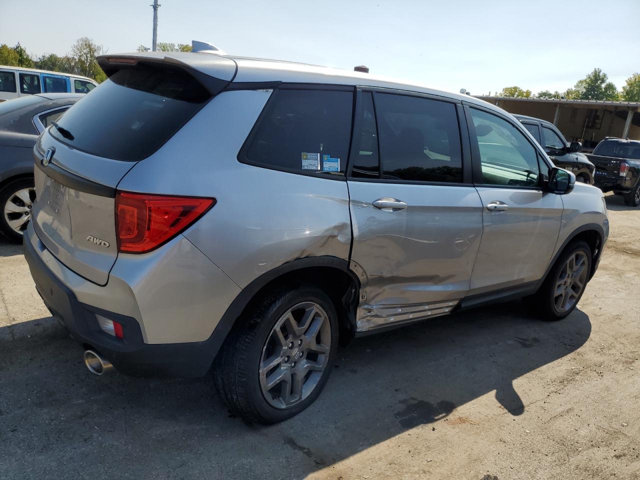 2022 Honda Passport Exl VIN: 5FNYF8H56NB001906 Lot: 70005964