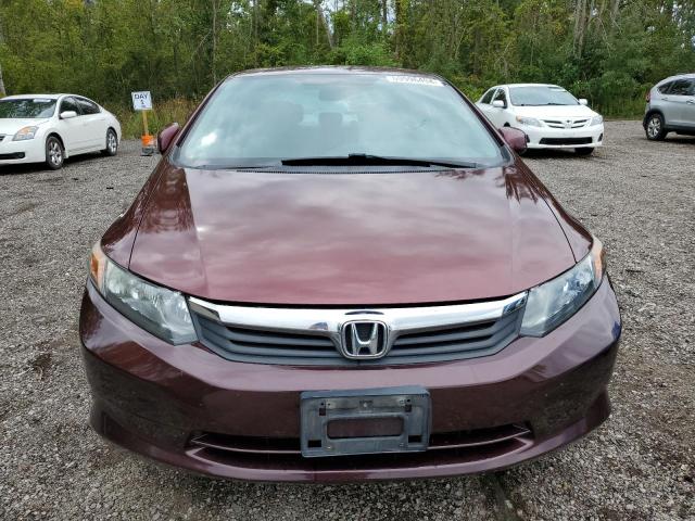 Sedans HONDA CIVIC 2012 Burgundy