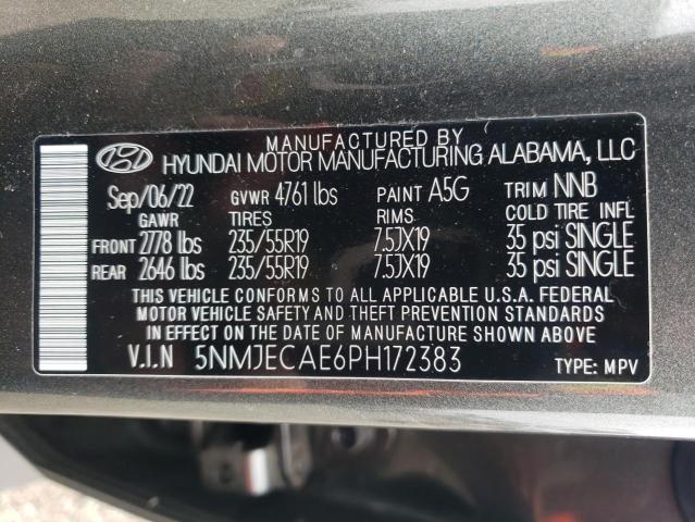 5NMJECAE6PH172383 Hyundai Tucson LIM 13