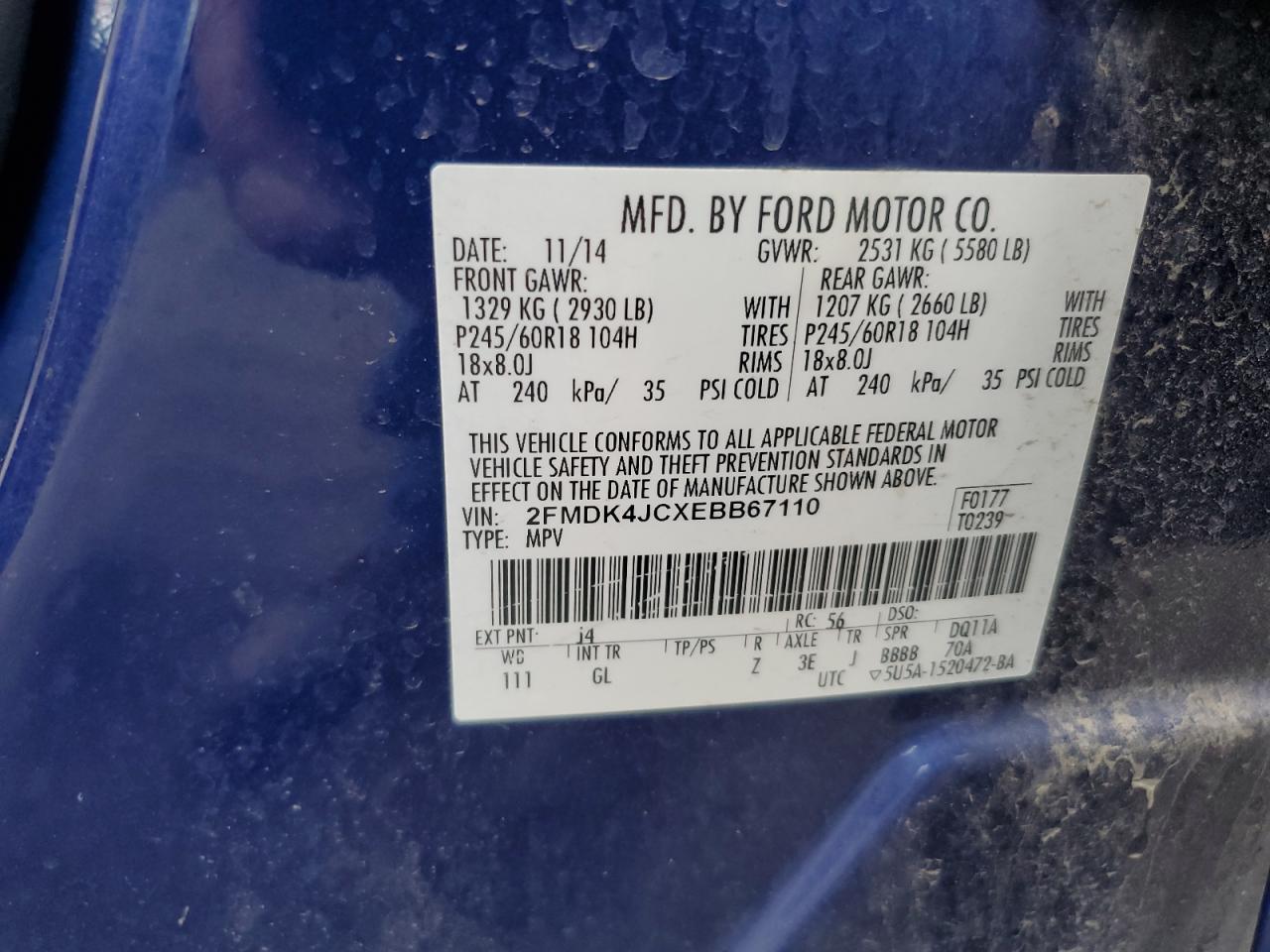 2014 Ford Edge - Image 14