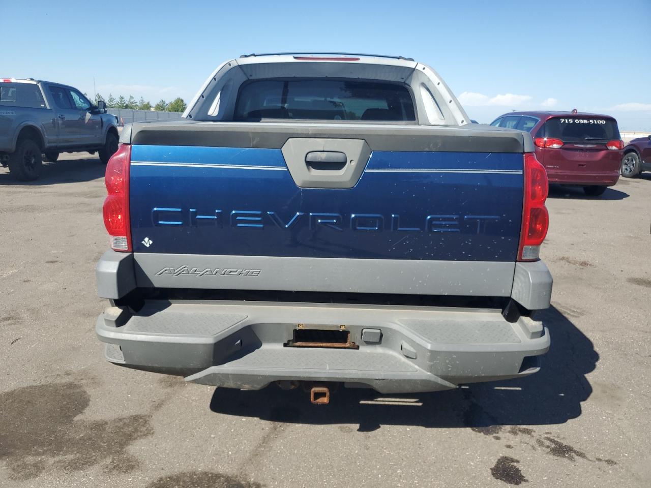 2002 Chevrolet Avalanche K2500 VIN: 3GNGK23G82G226208 Lot: 73241774