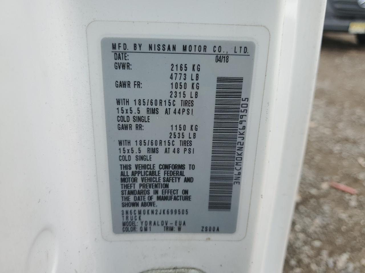 2018 Nissan Nv200 2.5S VIN: 3N6CM0KN2JK699505 Lot: 73285824