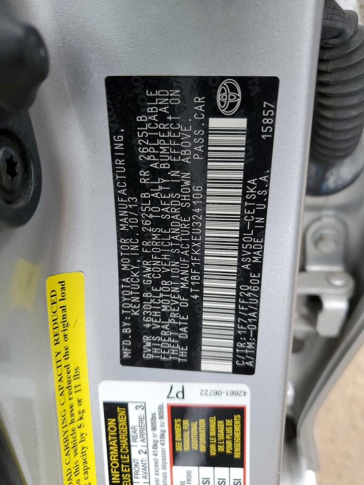 4T1BF1FKXEU324106 2014 Toyota Camry L