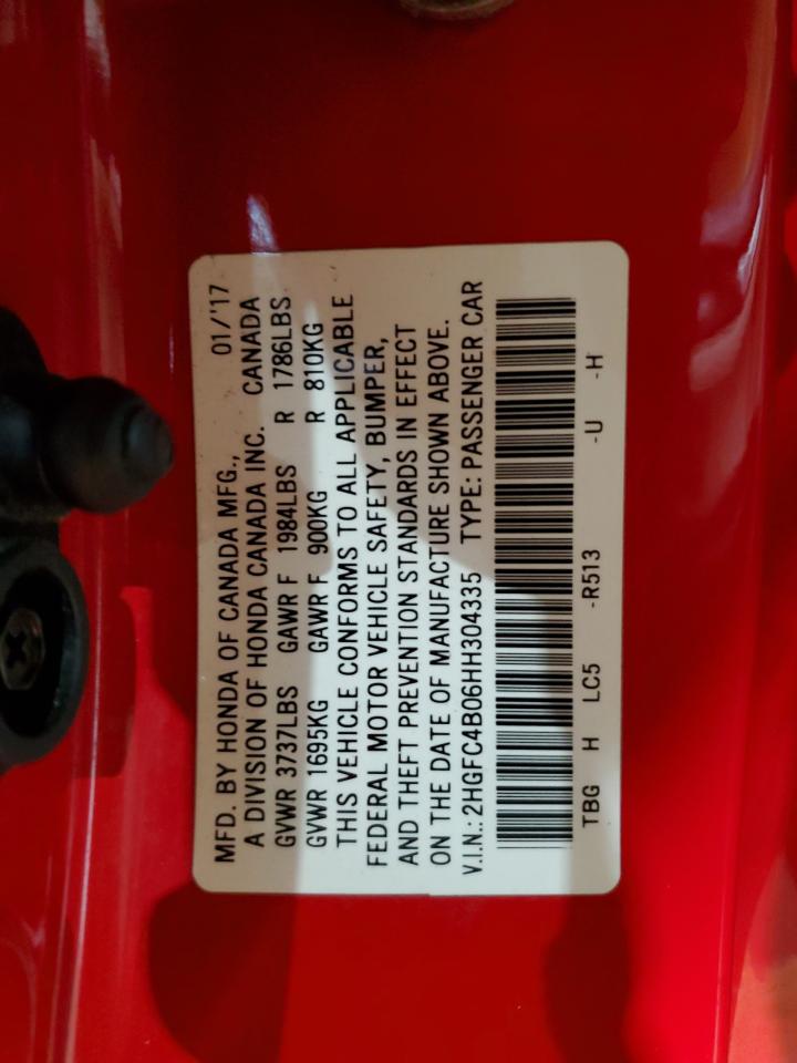 2HGFC4B06HH304335 2017 Honda Civic Lx 2HGFC4B06HH304335 2017 Honda Civic Lx