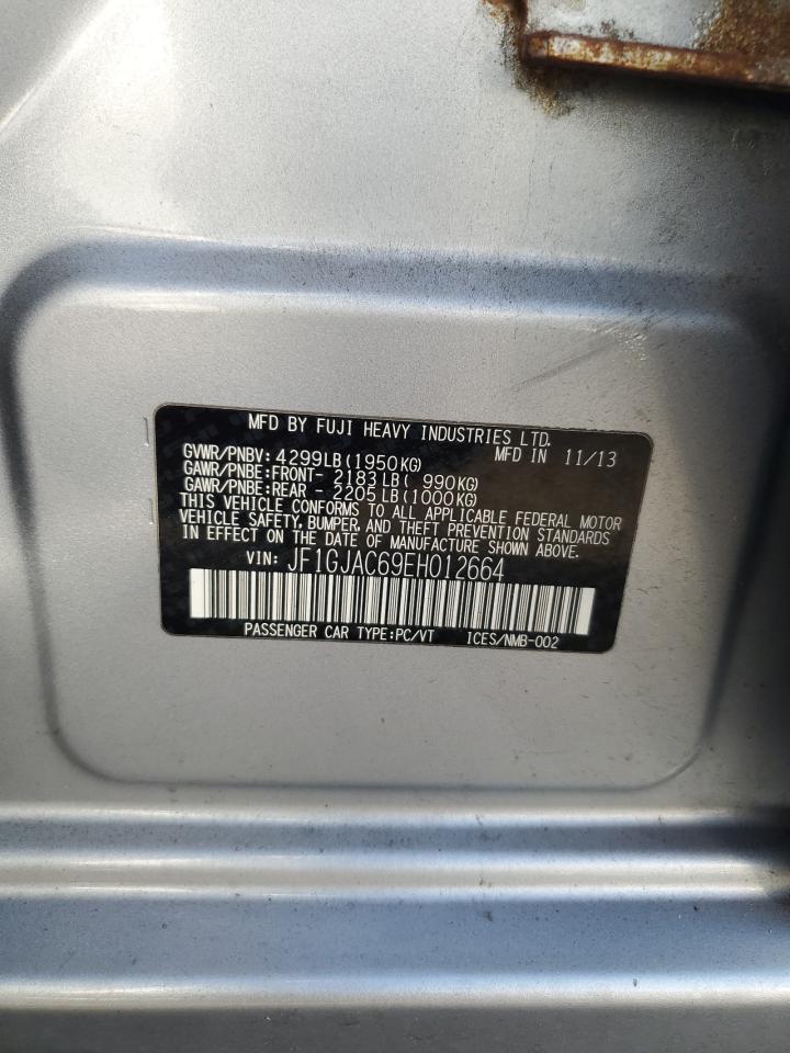 JF1GJAC69EH012664 2014 Subaru Impreza Premium