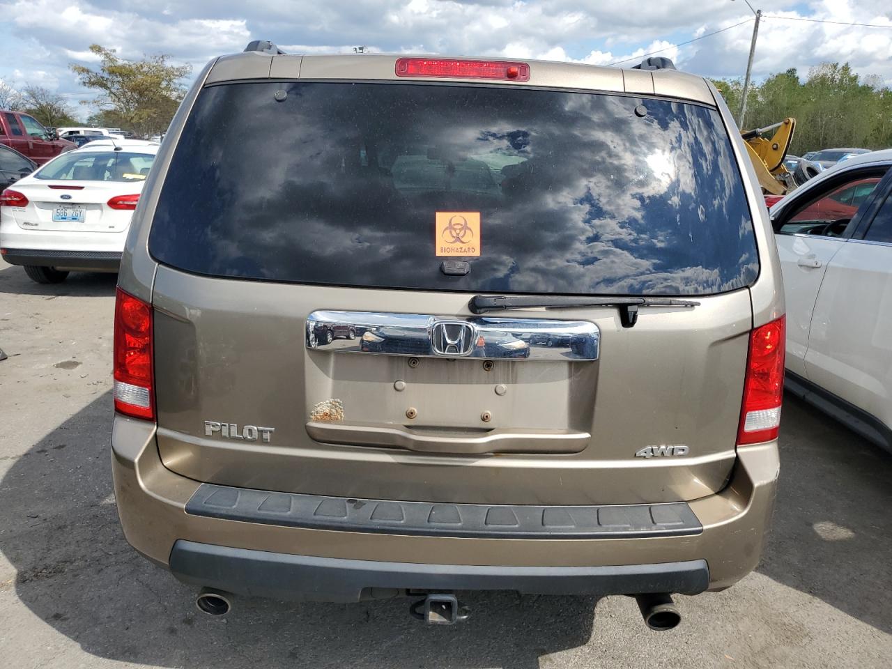 2010 Honda Pilot Exl VIN: 5FNYF4H50AB022785 Lot: 72292454