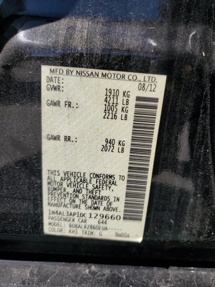 1N4AL3AP1DC129660 2013 Nissan Altima 2.5