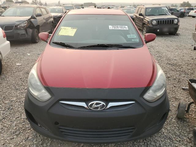  HYUNDAI ACCENT 2013 Czerwony