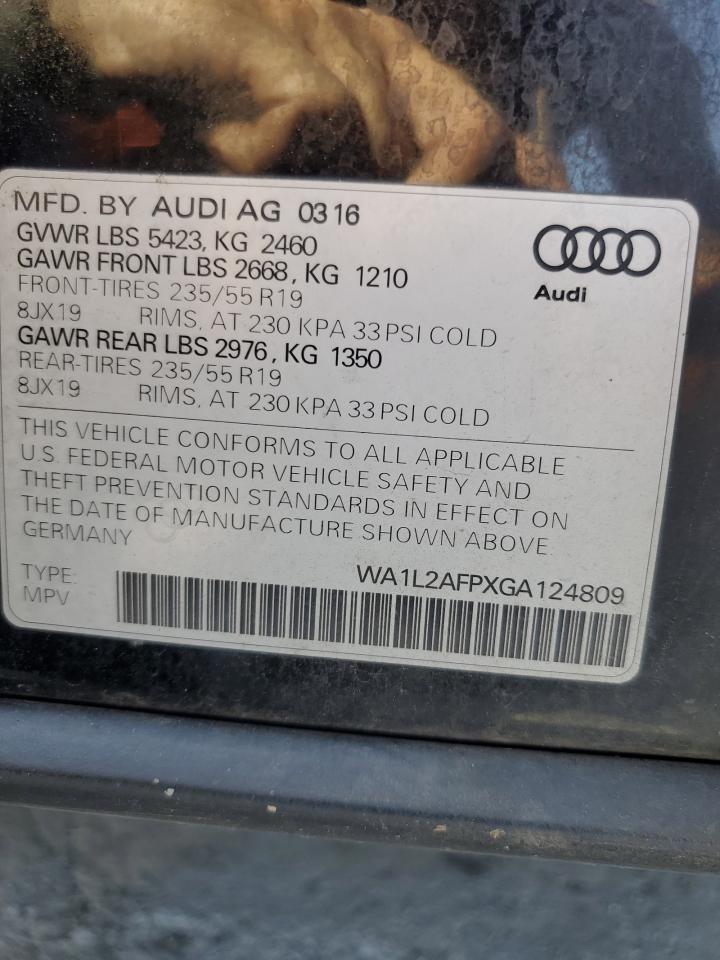 WA1L2AFPXGA124809 2016 Audi Q5 Premium Plus