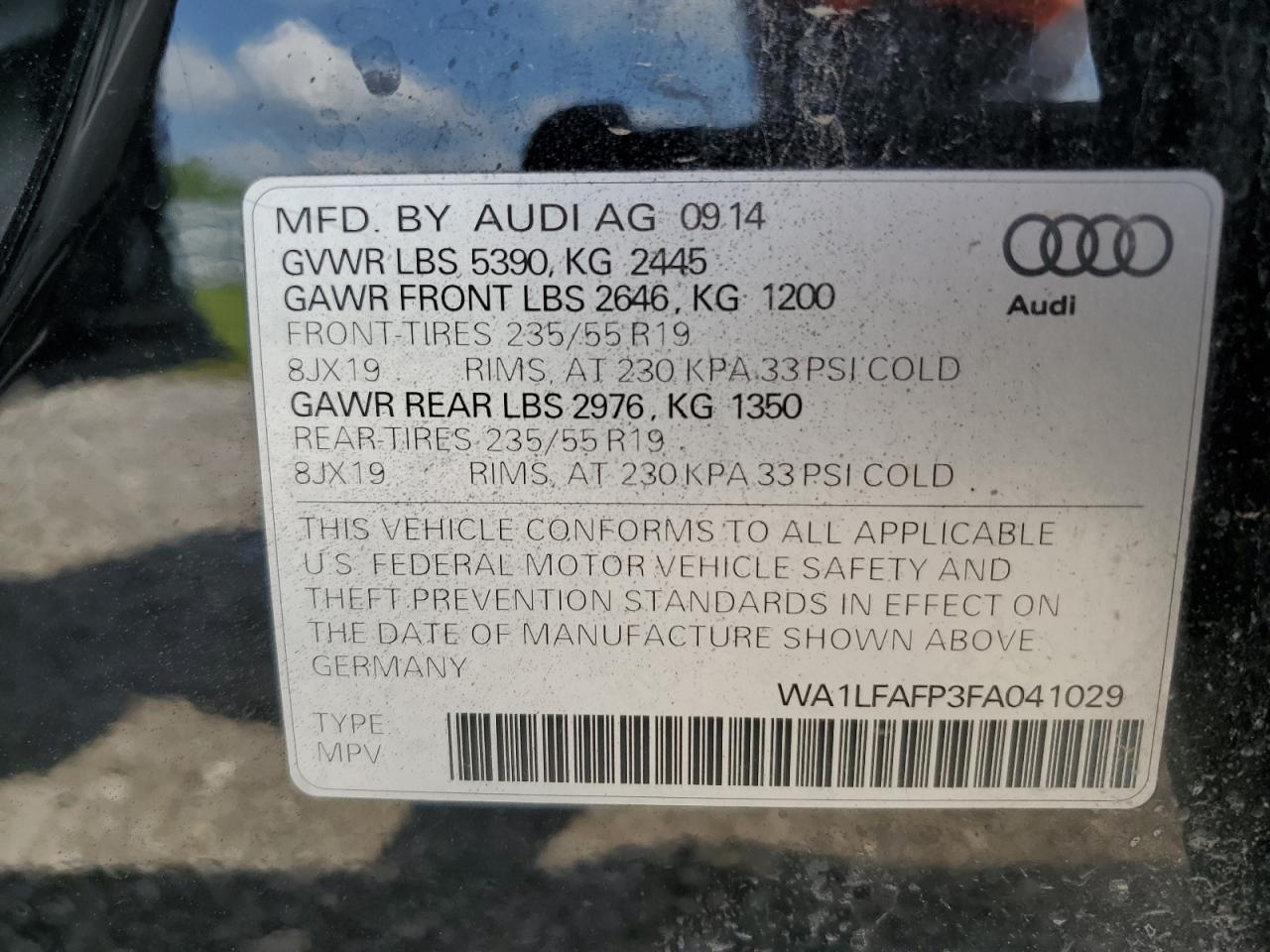 2015 Audi Q5 - Image 15