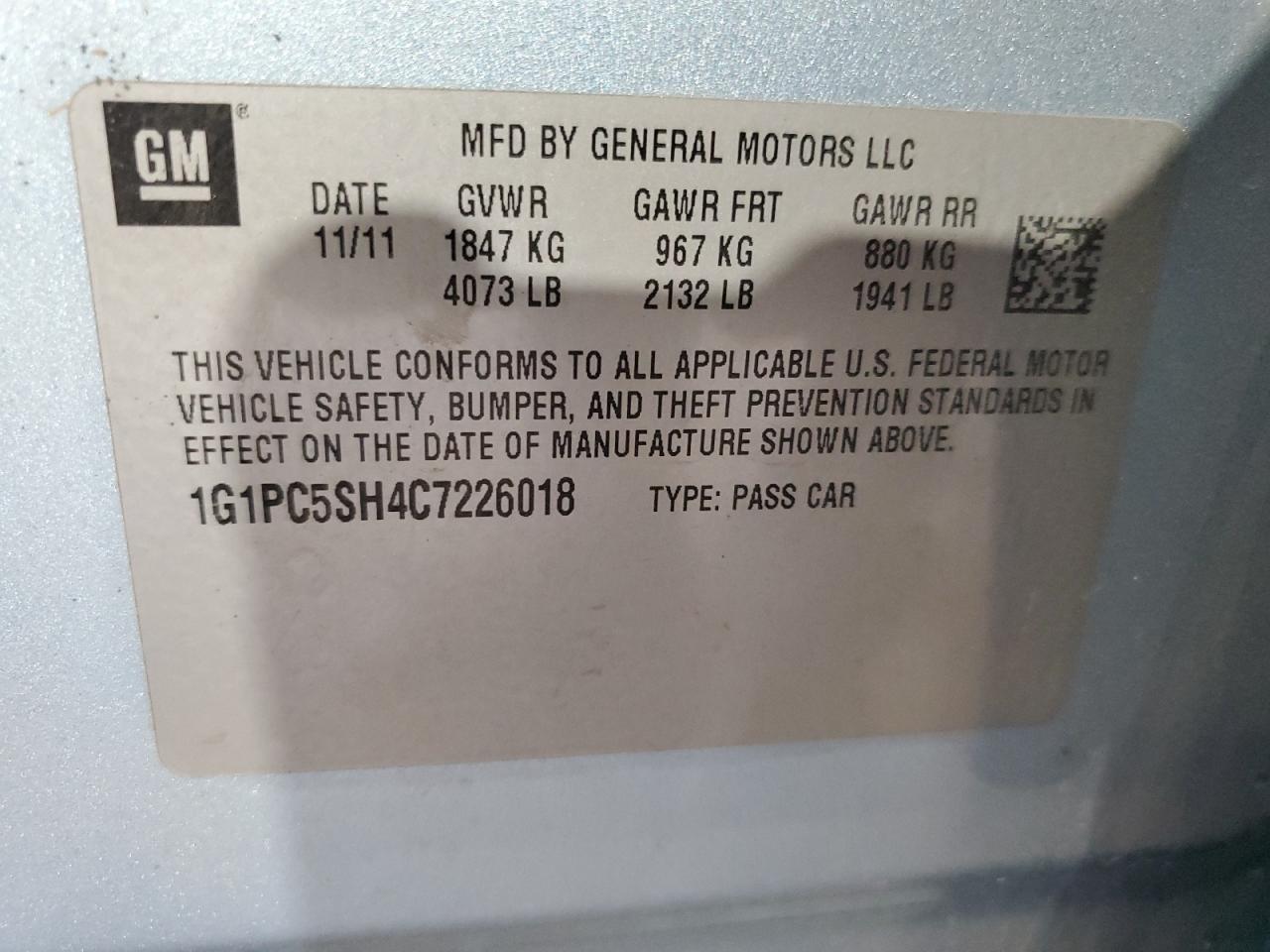 2012 Chevrolet Cruze - Image 12