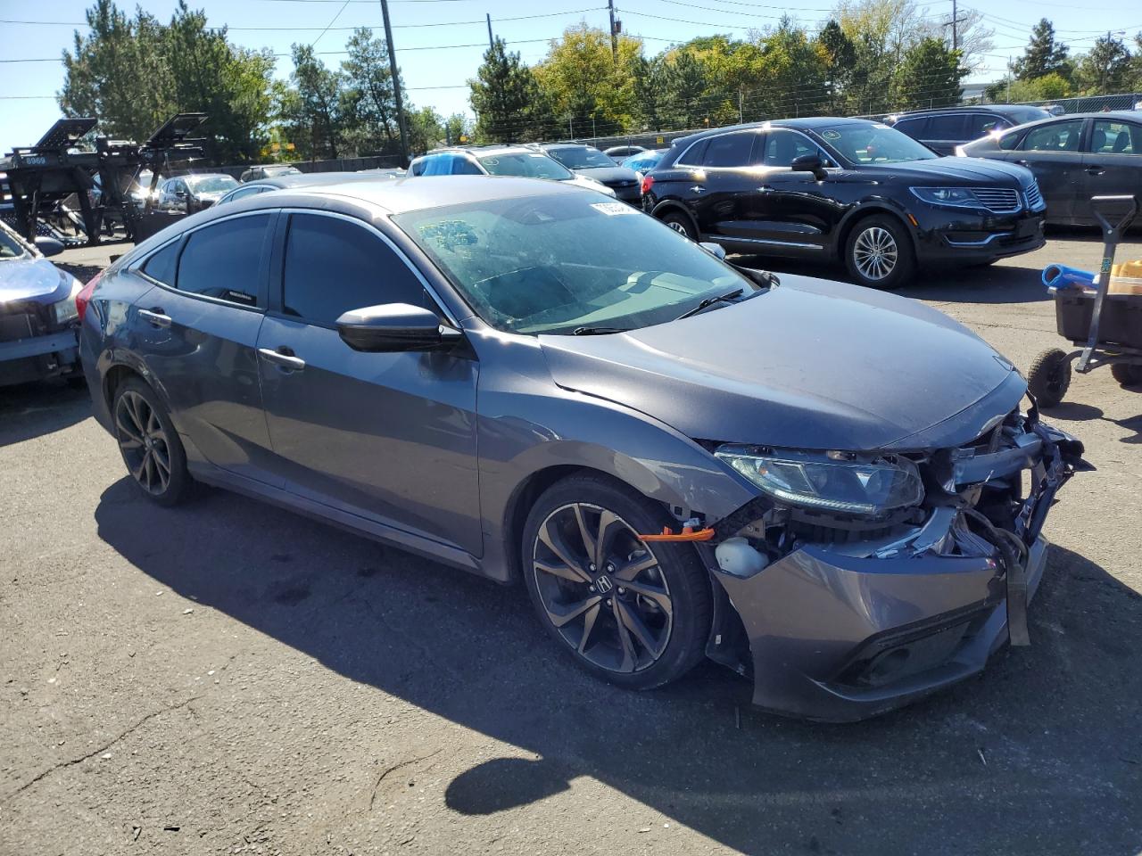 VIN 19XFC2F83ME003594 2021 HONDA CIVIC no.4