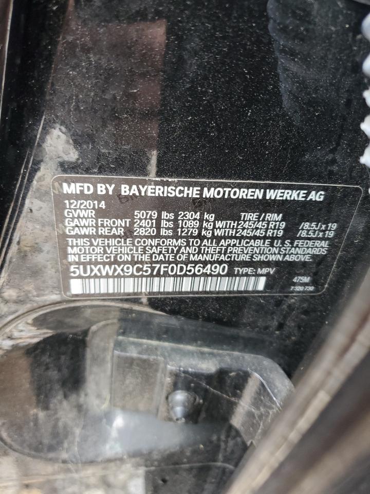 5UXWX9C57F0D56490 2015 BMW X3 xDrive28I