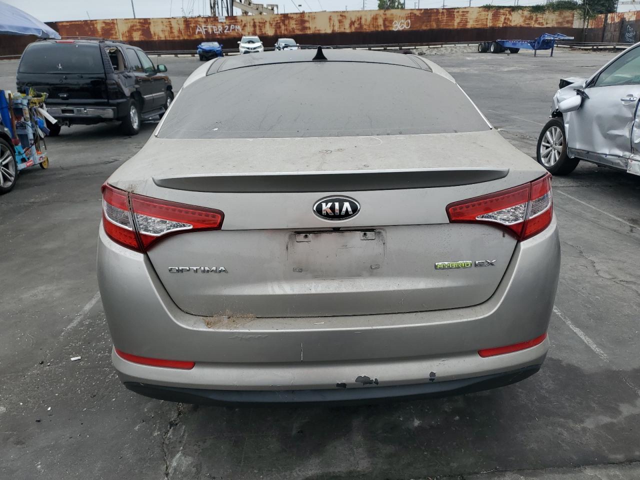 2013 Kia Optima Hybrid VIN: KNAGM4AD6D5057627 Lot: 71393834