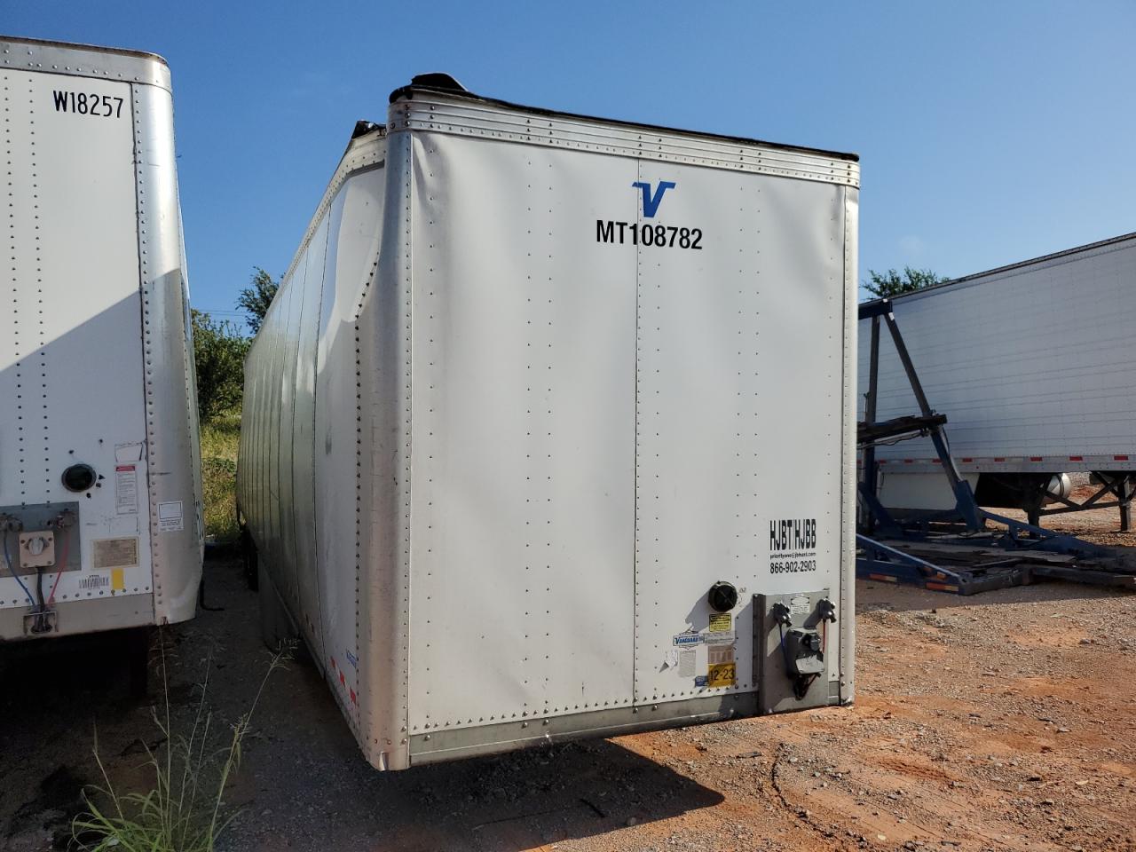 2021 Vanguard Trailer за продажба в Oklahoma City, OK - All Over