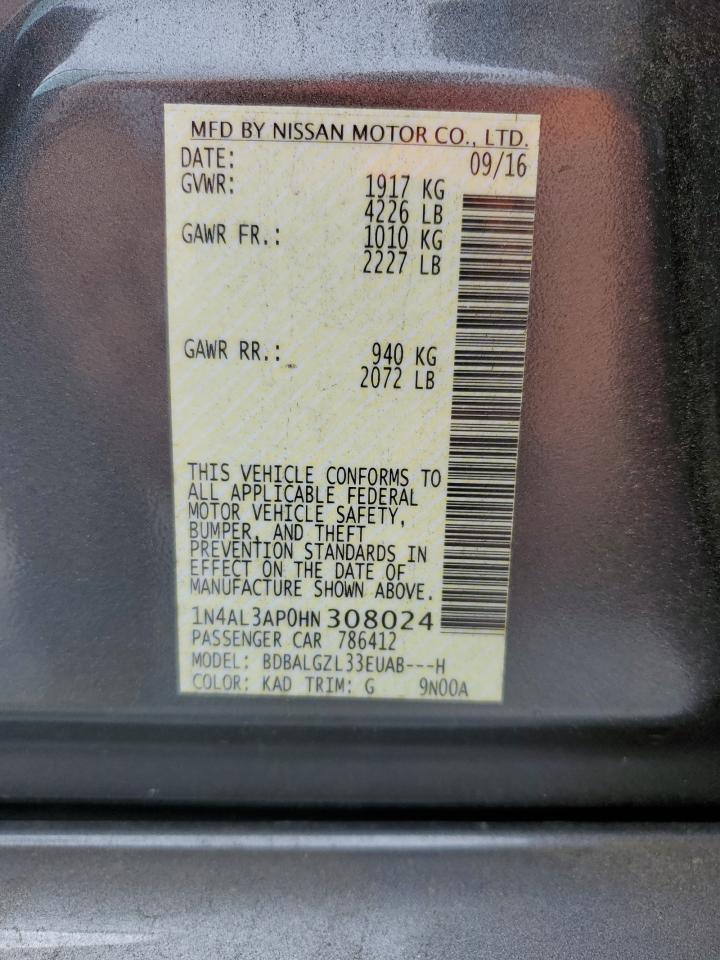 1N4AL3AP0HN308024 2017 Nissan Altima 2.5