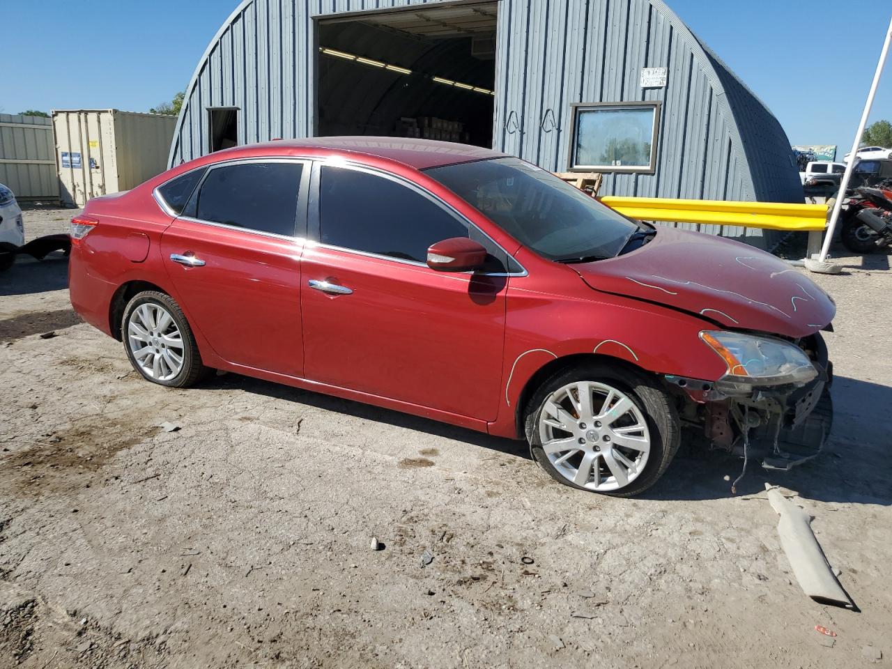 VIN 3N1AB7APXDL699166 2013 NISSAN SENTRA no.4