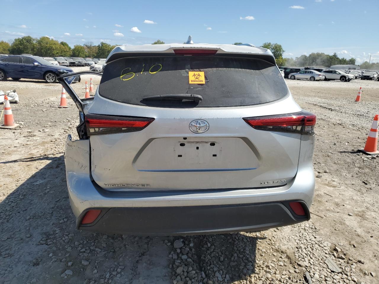 2020 Toyota Highlander Xle VIN: 5TDHZRBH3LS510263 Lot: 71814994