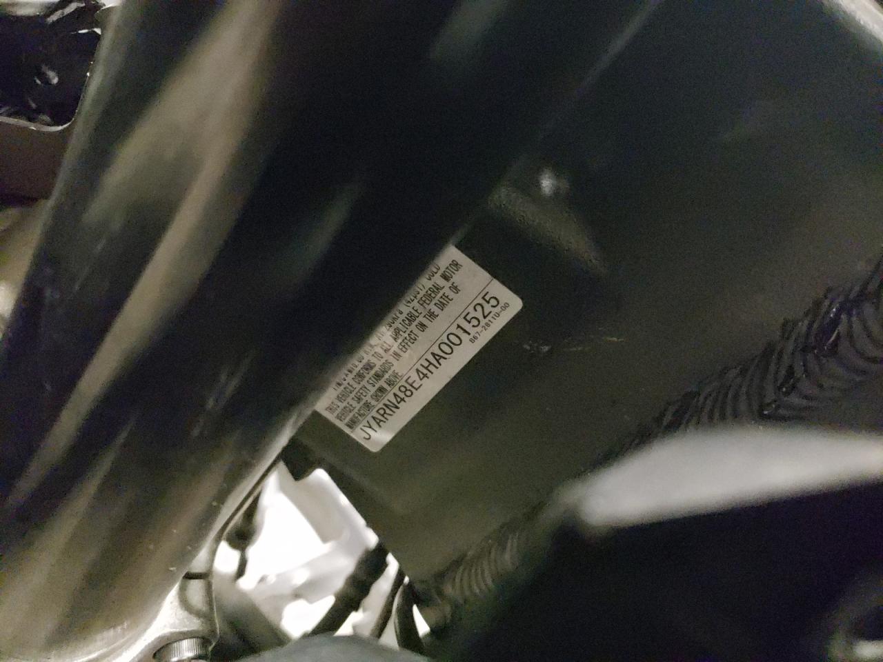 JYARN48E4HA001525 2017 Yamaha Fz10