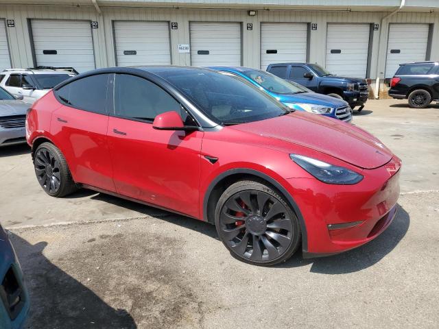  TESLA MODEL Y 2023 Червоний