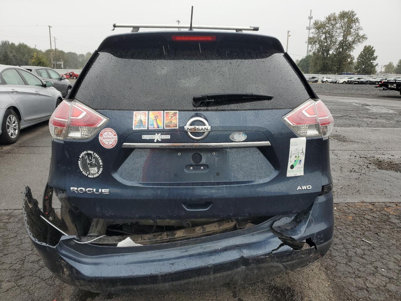 VIN 5N1AT2MKXFC780210 2015 NISSAN ROGUE no.6