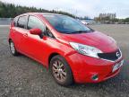 2016 NISSAN NOTE ACENT for sale at Copart EAST KILBRIDE